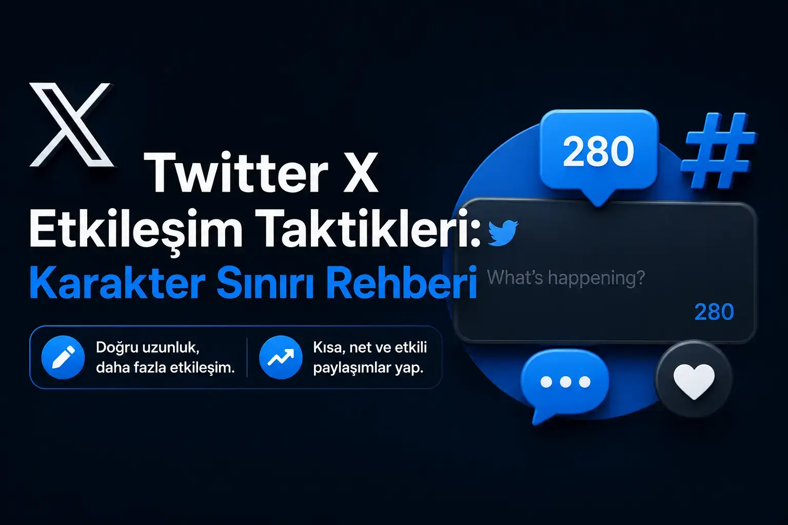 Twitter X için Karakter Sınırı Rehberi